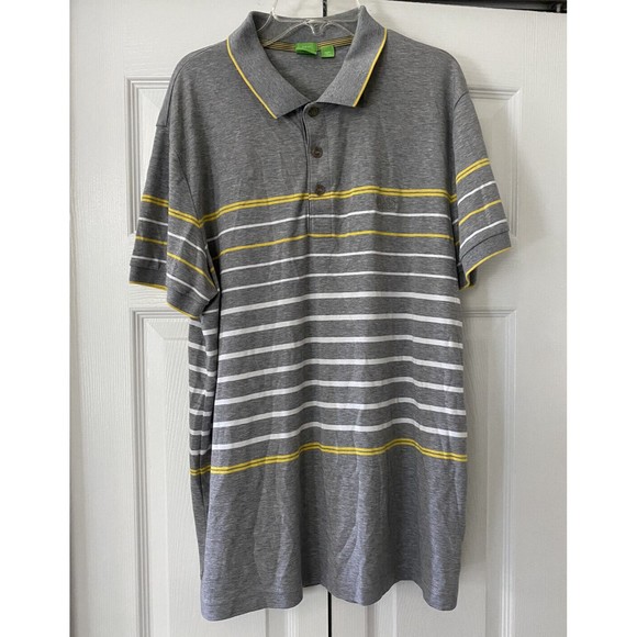 HUGO BOSS PAULE 3 SLIM FIT POLO SHIRT MULTICOLOR MEN’S SIZE XXL - Picture 6 of 14